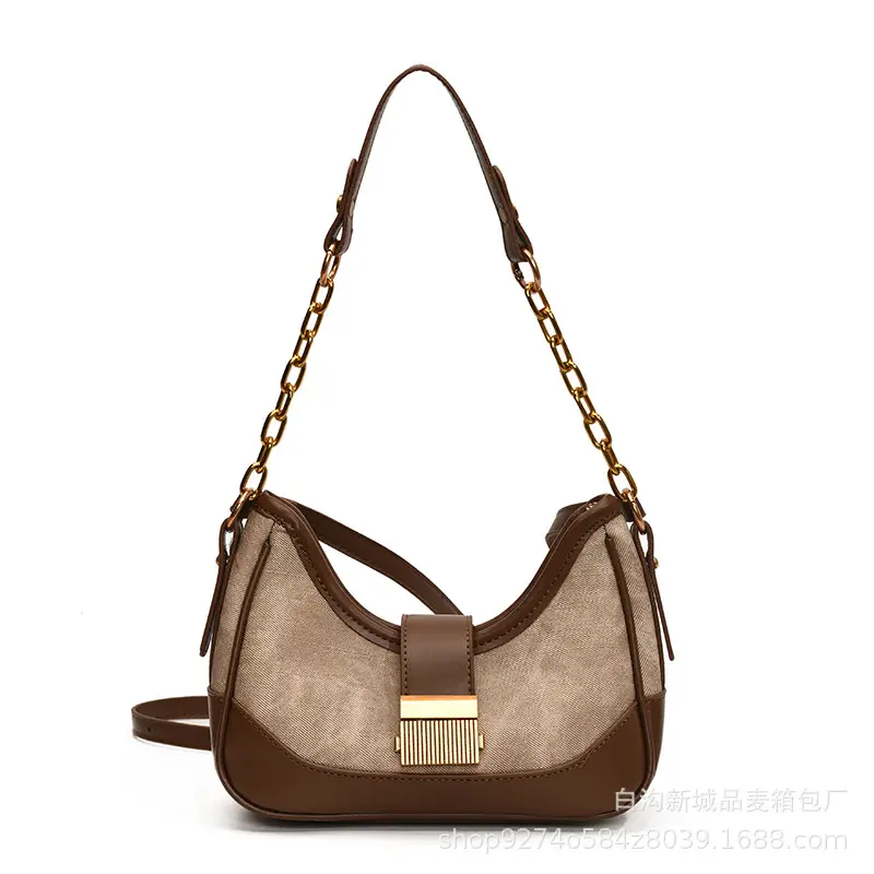 Retro Underarm Bag 2026 New Autumn Winter Crossbody Chain Lock