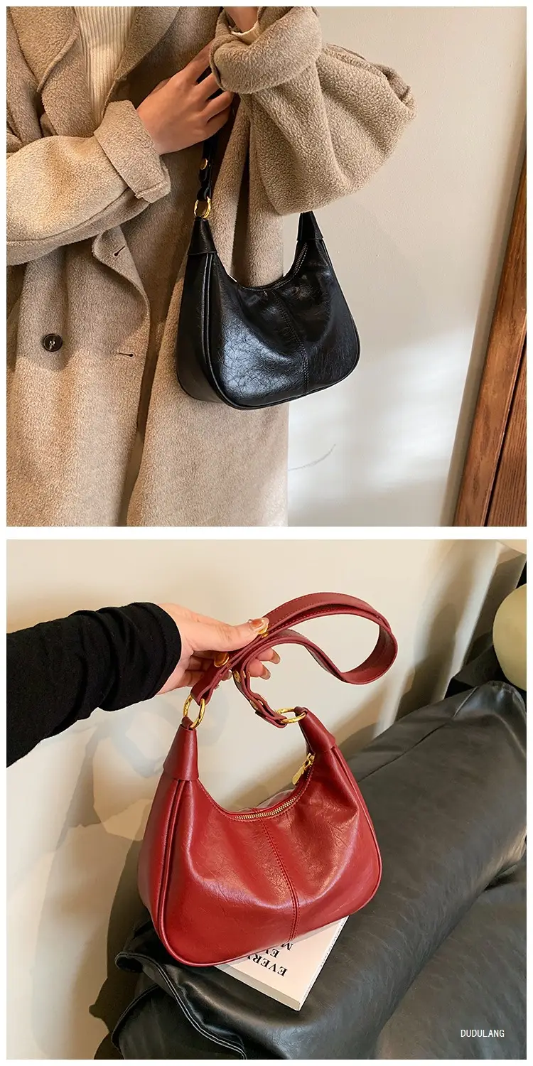 Women's Tan Leather Crossbody Bag with Gold Handle — feature 13