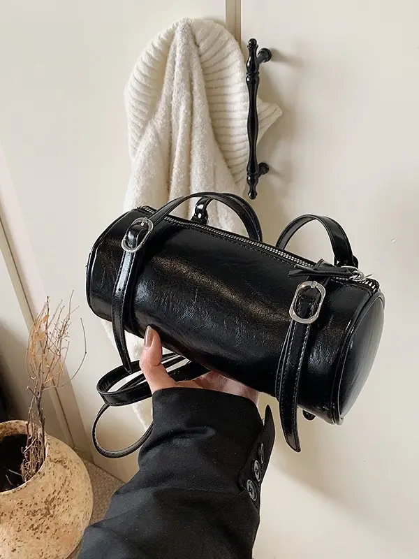 Red Underarm Cylinder Bag for Women 2026 - Image 7