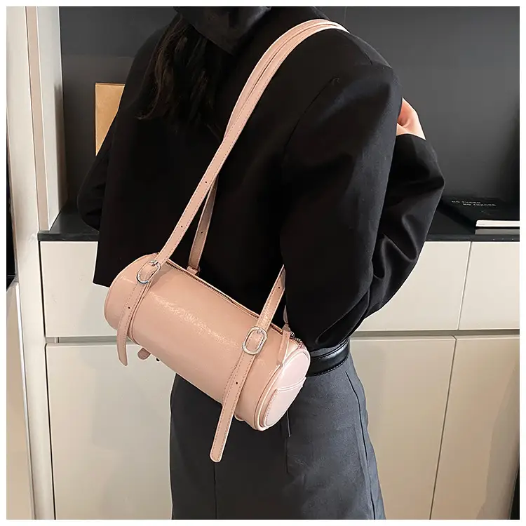 Red Underarm Cylinder Bag for Women 2026 — feature 14