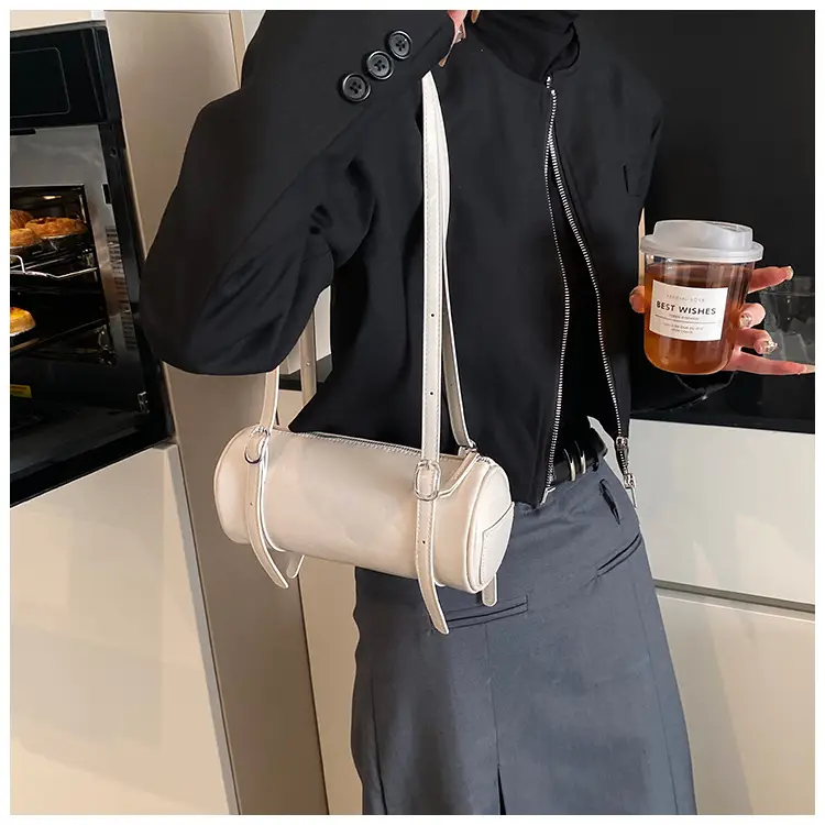 Red Underarm Cylinder Bag for Women 2026 — feature 18