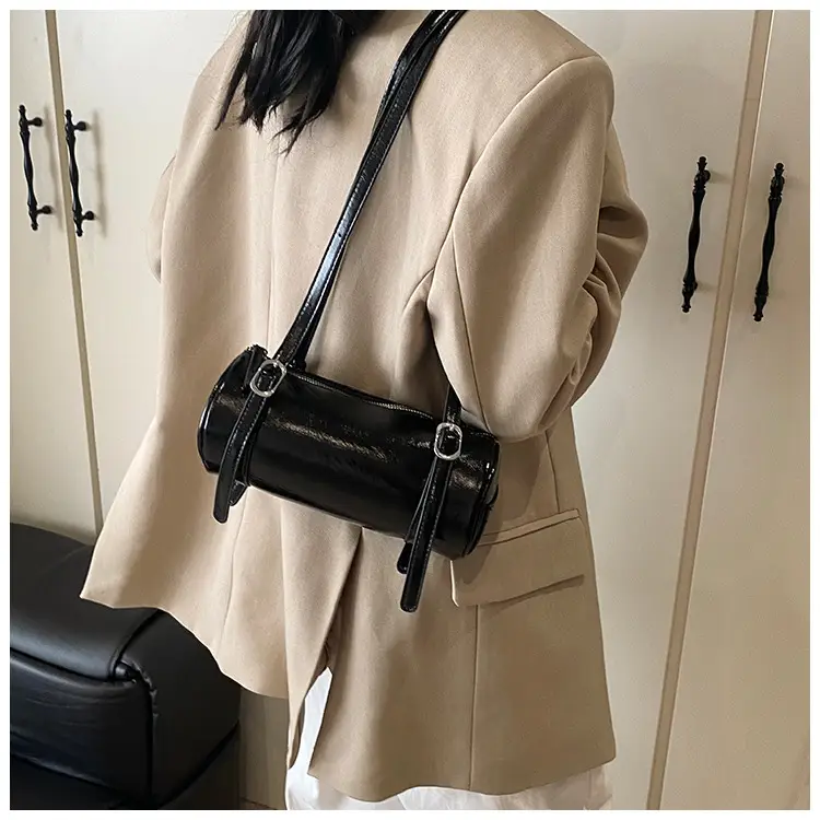 Red Underarm Cylinder Bag for Women 2026 — feature 24