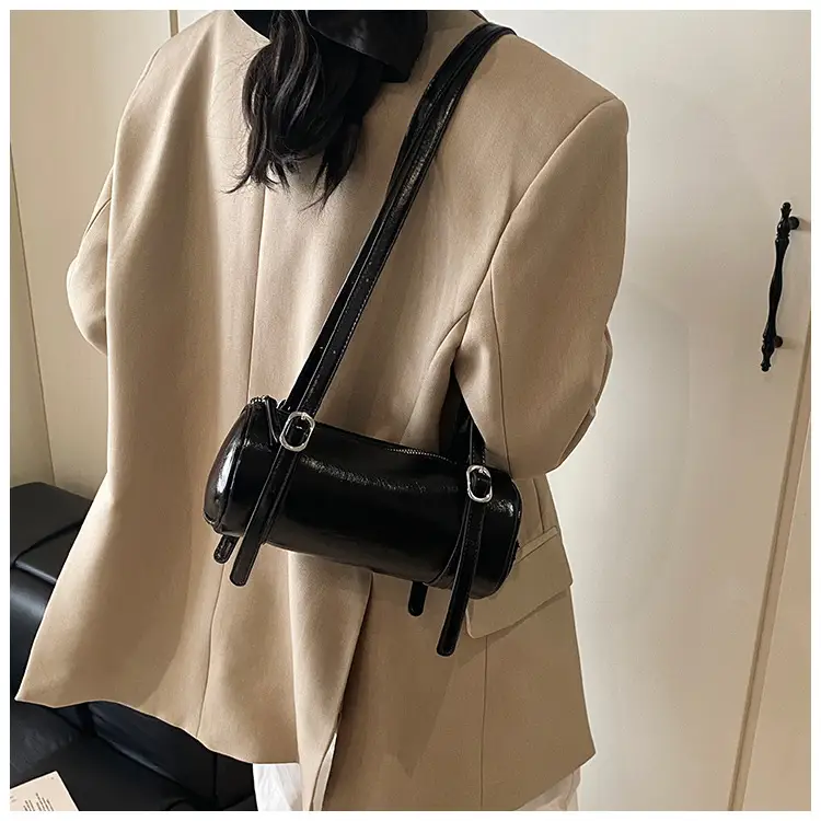 Red Underarm Cylinder Bag for Women 2026 — feature 25