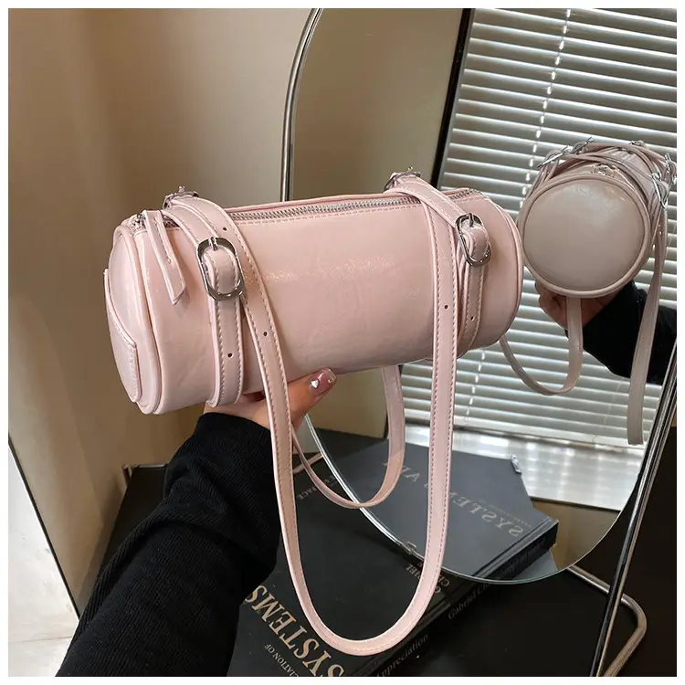 Red Underarm Cylinder Bag for Women 2026 — feature 40