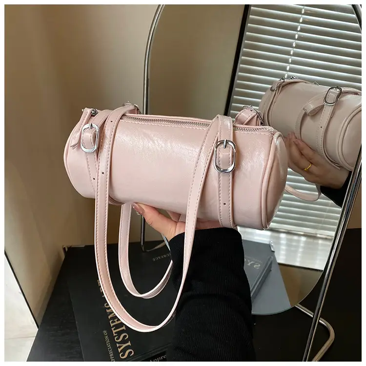 Red Underarm Cylinder Bag for Women 2026 — feature 41