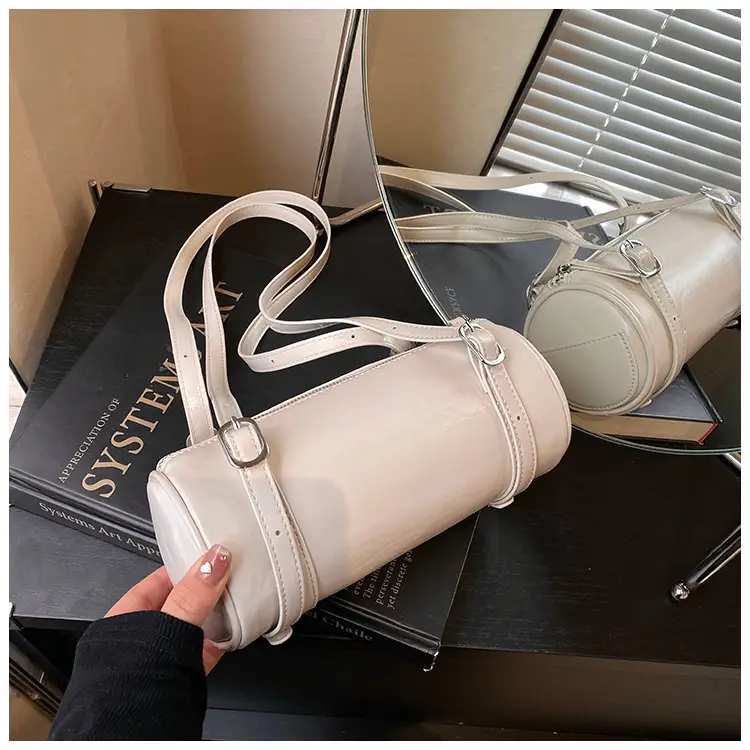 Red Underarm Cylinder Bag for Women 2026 — feature 42