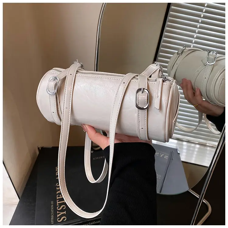 Red Underarm Cylinder Bag for Women 2026 — feature 43