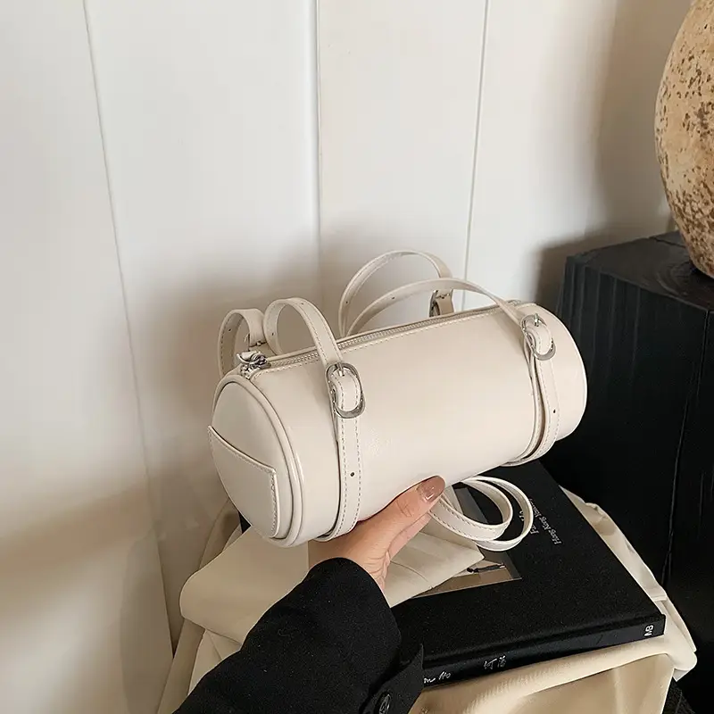 Red Underarm Cylinder Bag for Women 2026 - Image 4
