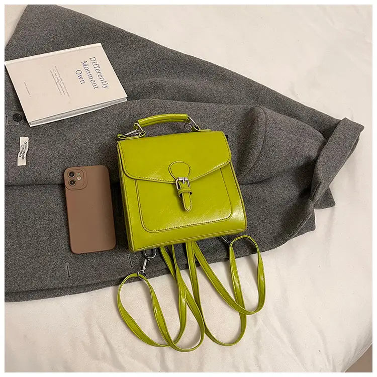 Green Leather Shoulder Bag for Women 2026 — feature 16