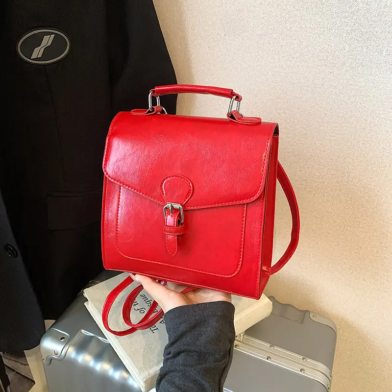 Green Leather Shoulder Bag for Women 2026 - Image 5