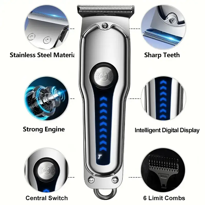 Professional Hair Styling Electric Clipper for Men - Image 8