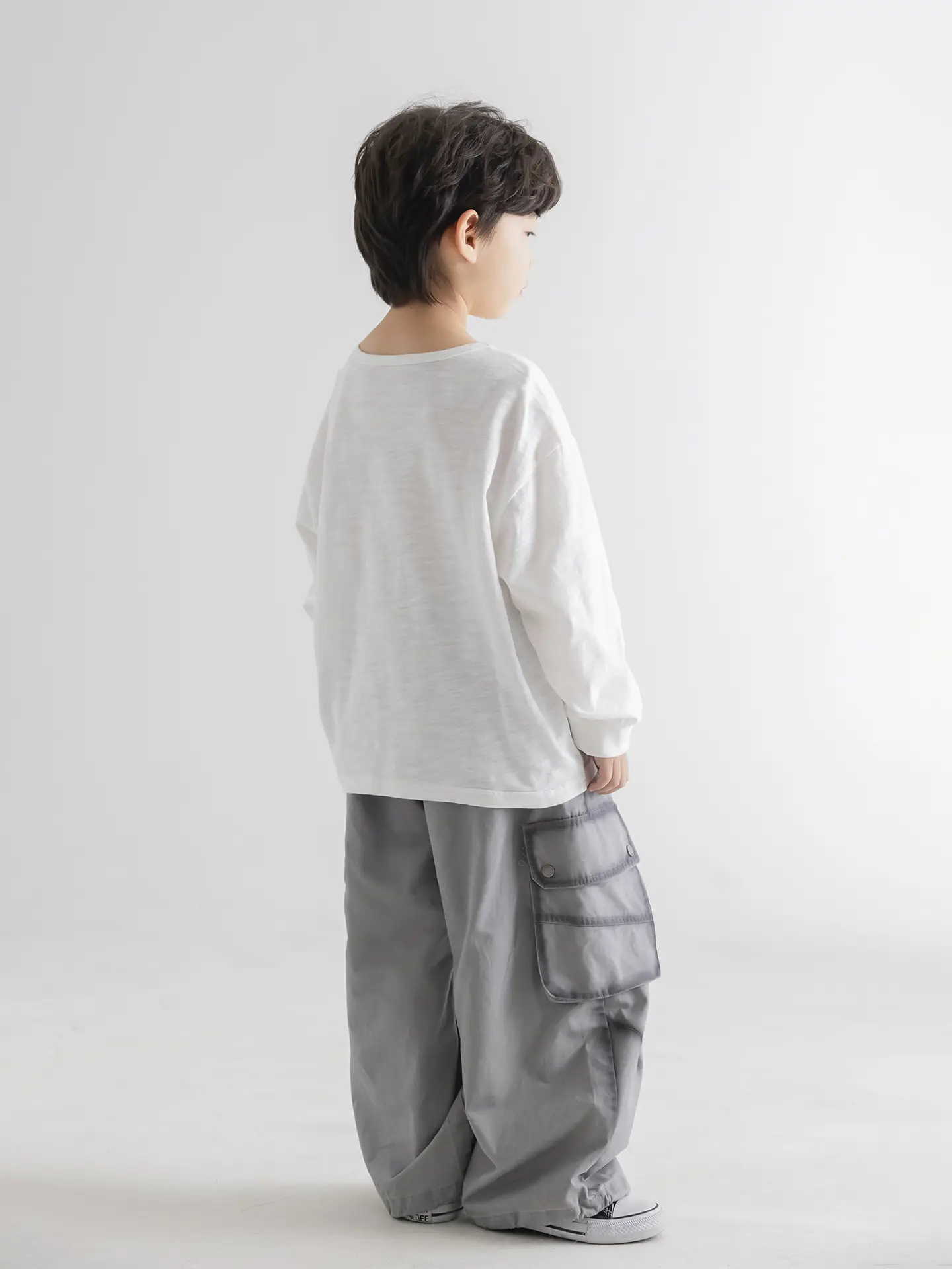 Boys Printed Long Sleeve T-Shirt Grey Pants Set Spring 2026 — feature 17