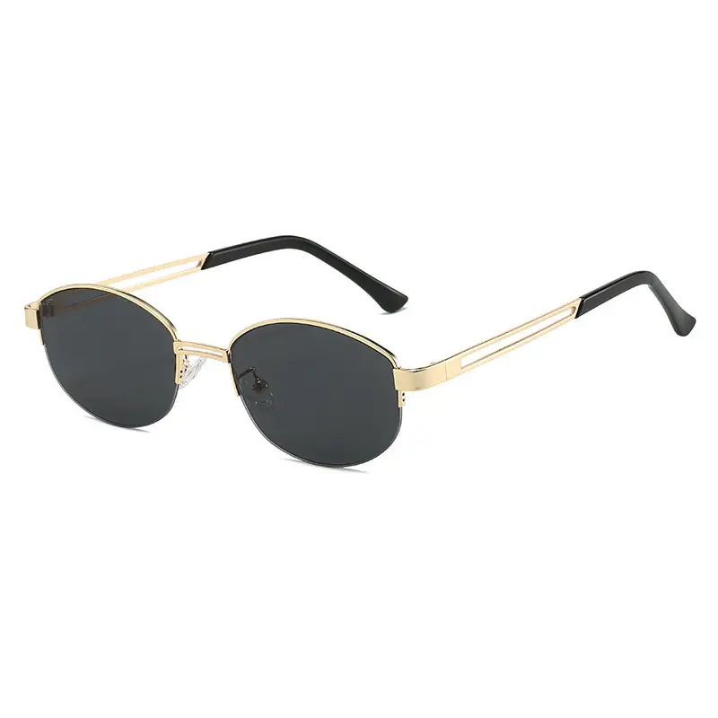 2025 New Old Money Retro Metal Sunglasses Women's Anti-UV - Image 8