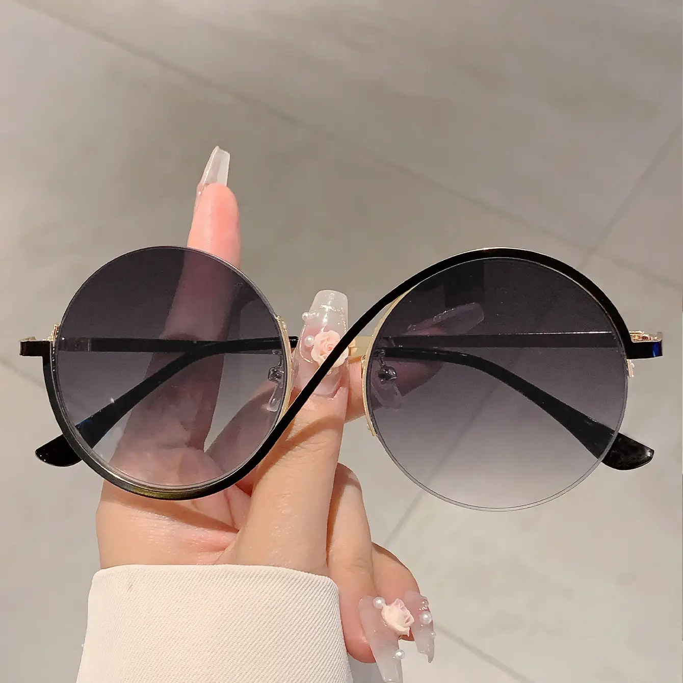 European American Style Big Frame Retro Sunglasses — feature 5