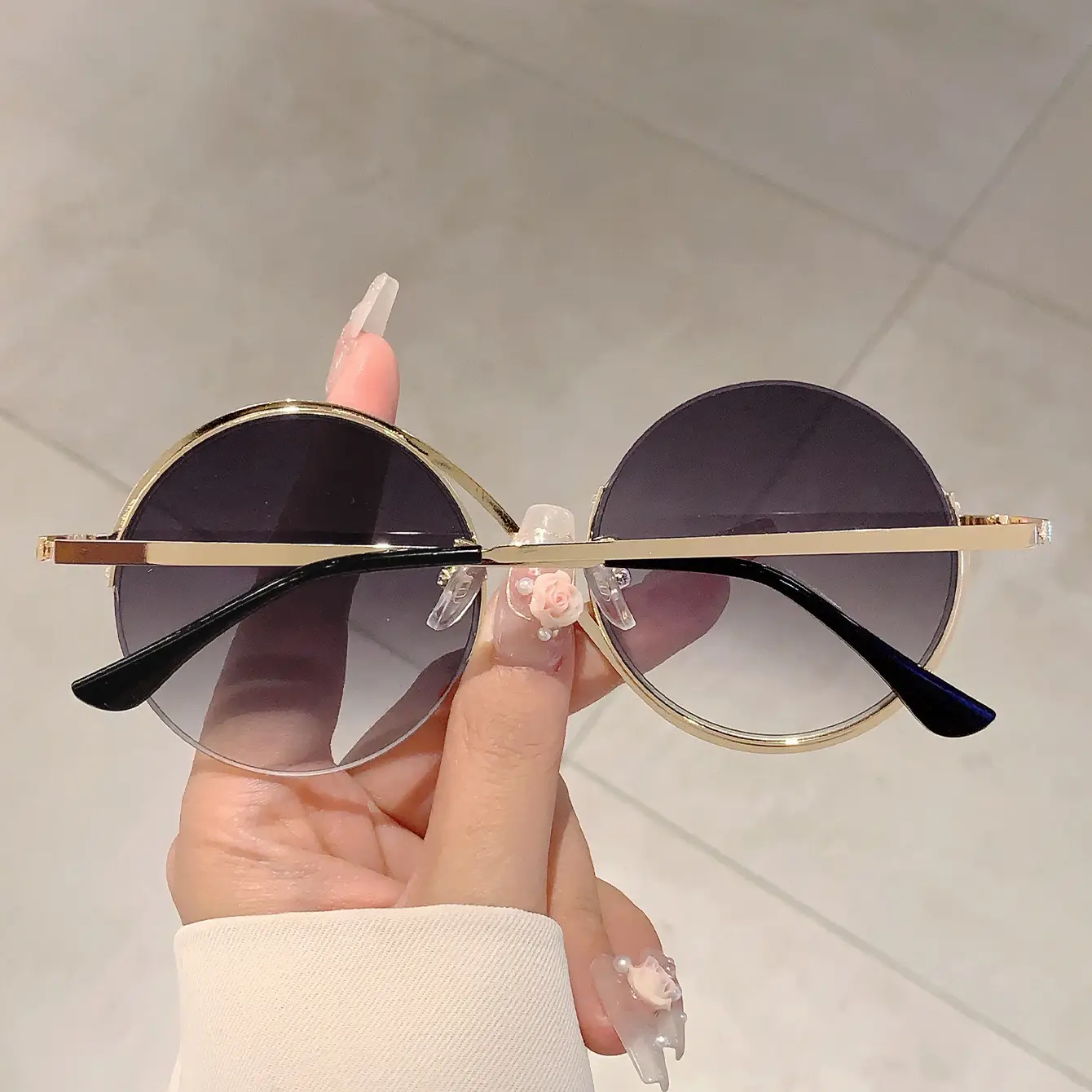 European American Style Big Frame Retro Sunglasses — feature 6
