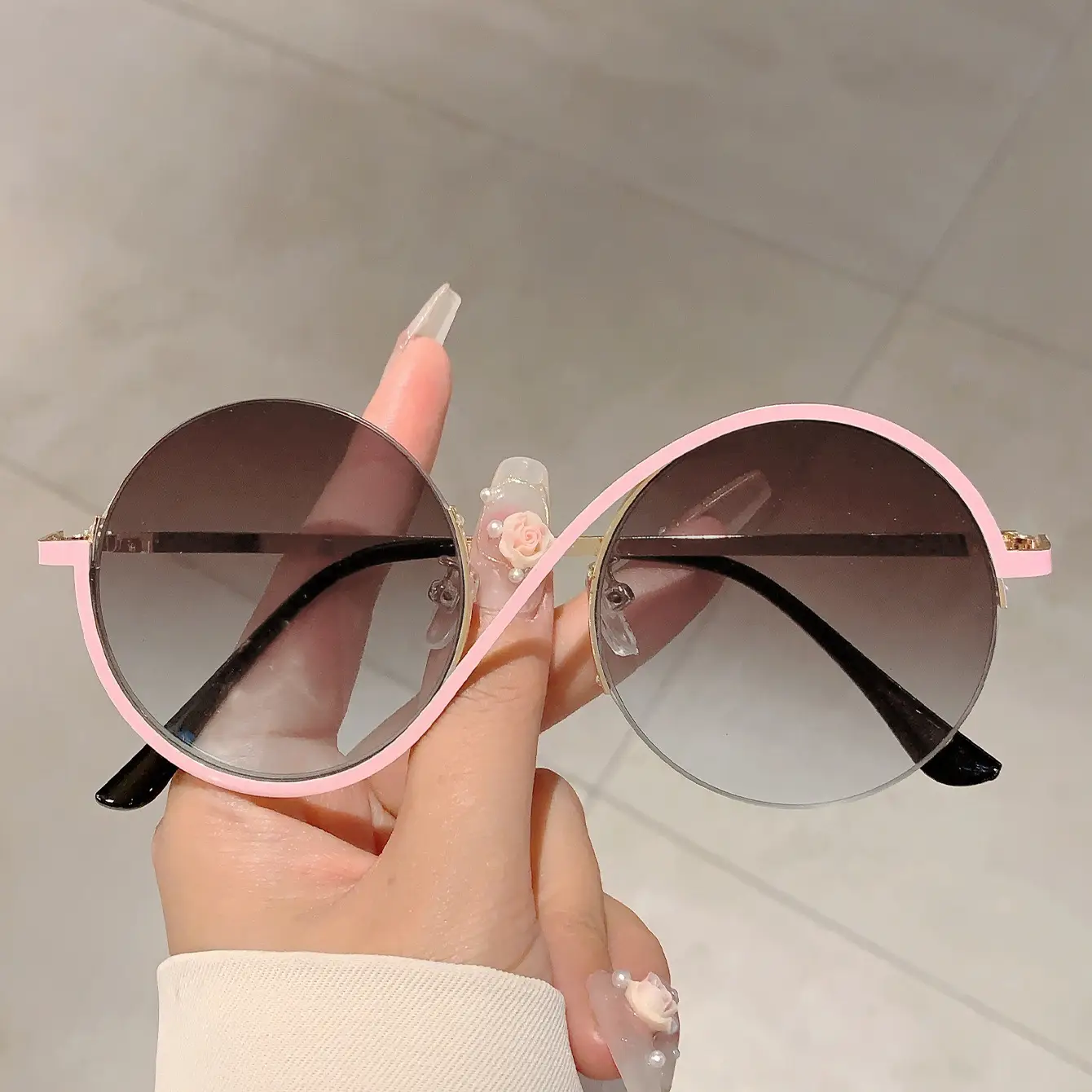 European American Style Big Frame Retro Sunglasses - Image 2
