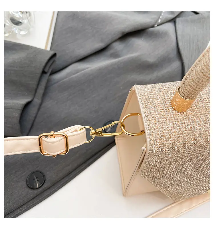 2026 Trendy Black Textured Shoulder Crossbody Bag — feature 13