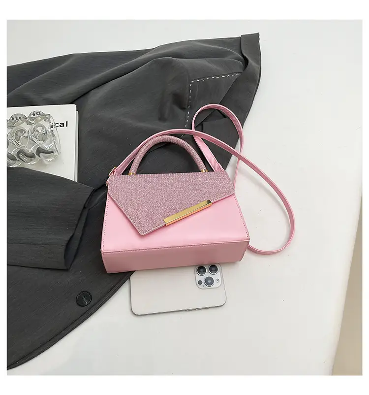 2026 Trendy Black Textured Shoulder Crossbody Bag — feature 14