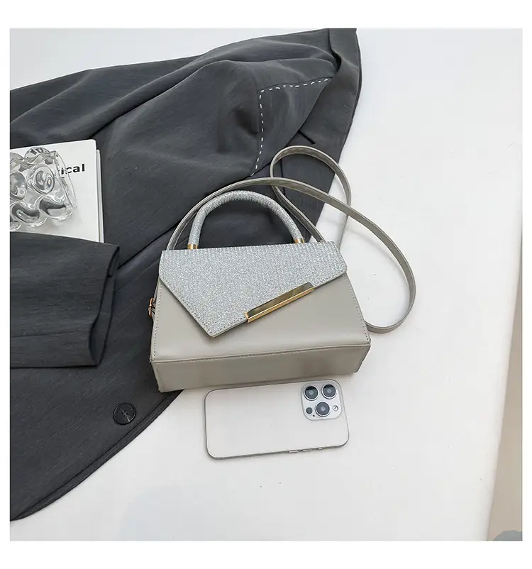 2026 Trendy Black Textured Shoulder Crossbody Bag — feature 20