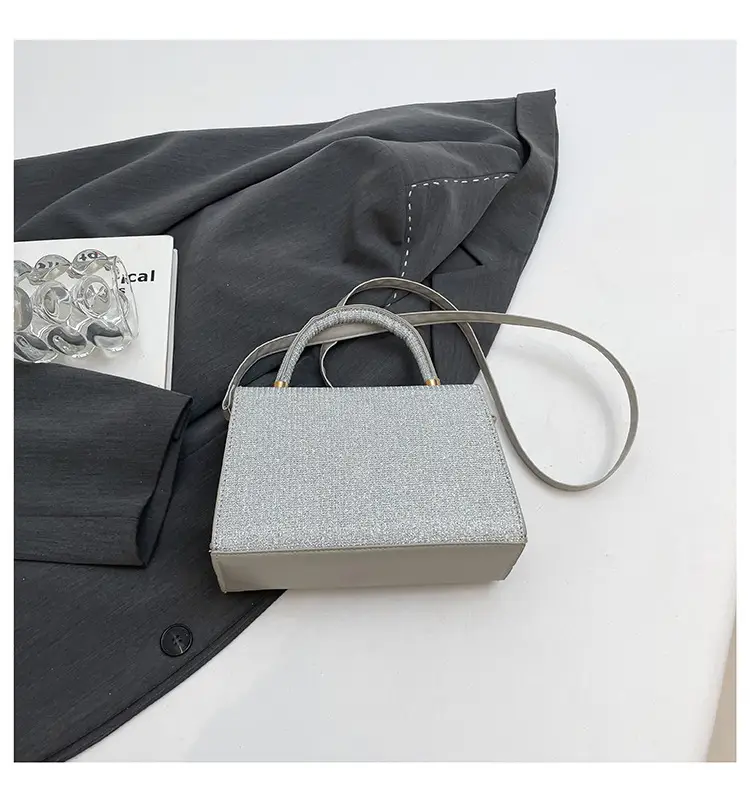 2026 Trendy Black Textured Shoulder Crossbody Bag — feature 21