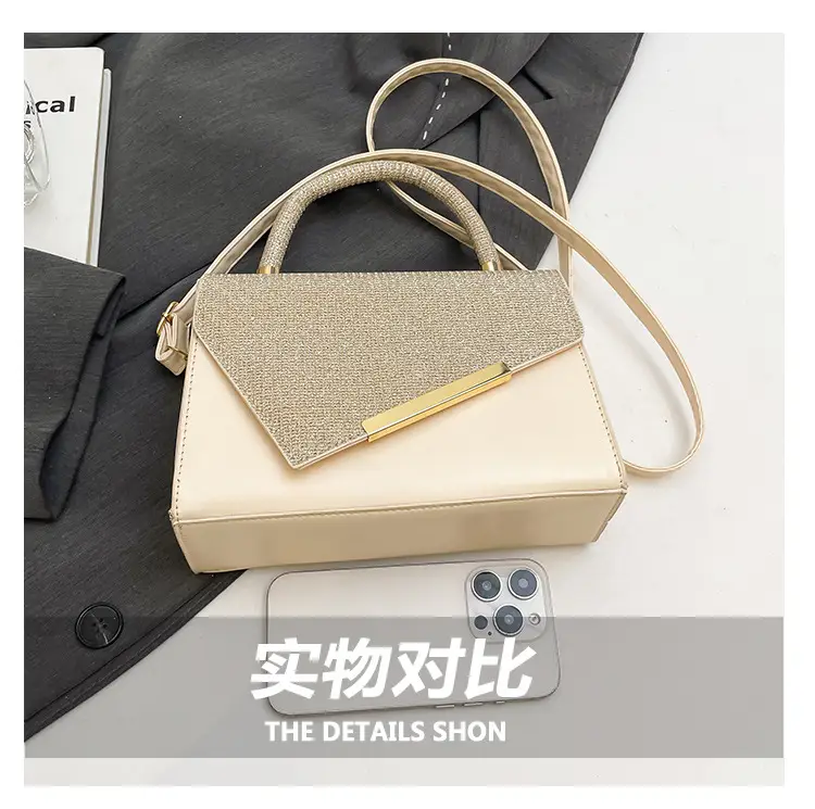 2026 Trendy Black Textured Shoulder Crossbody Bag — feature 5