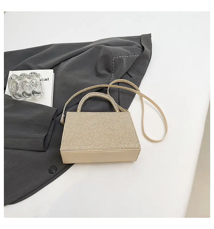 2026 Trendy Black Textured Shoulder Crossbody Bag — feature 7