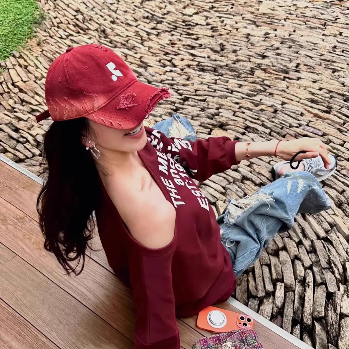 Blue Washed Baseball Cap for Men Women Couple - Image 10