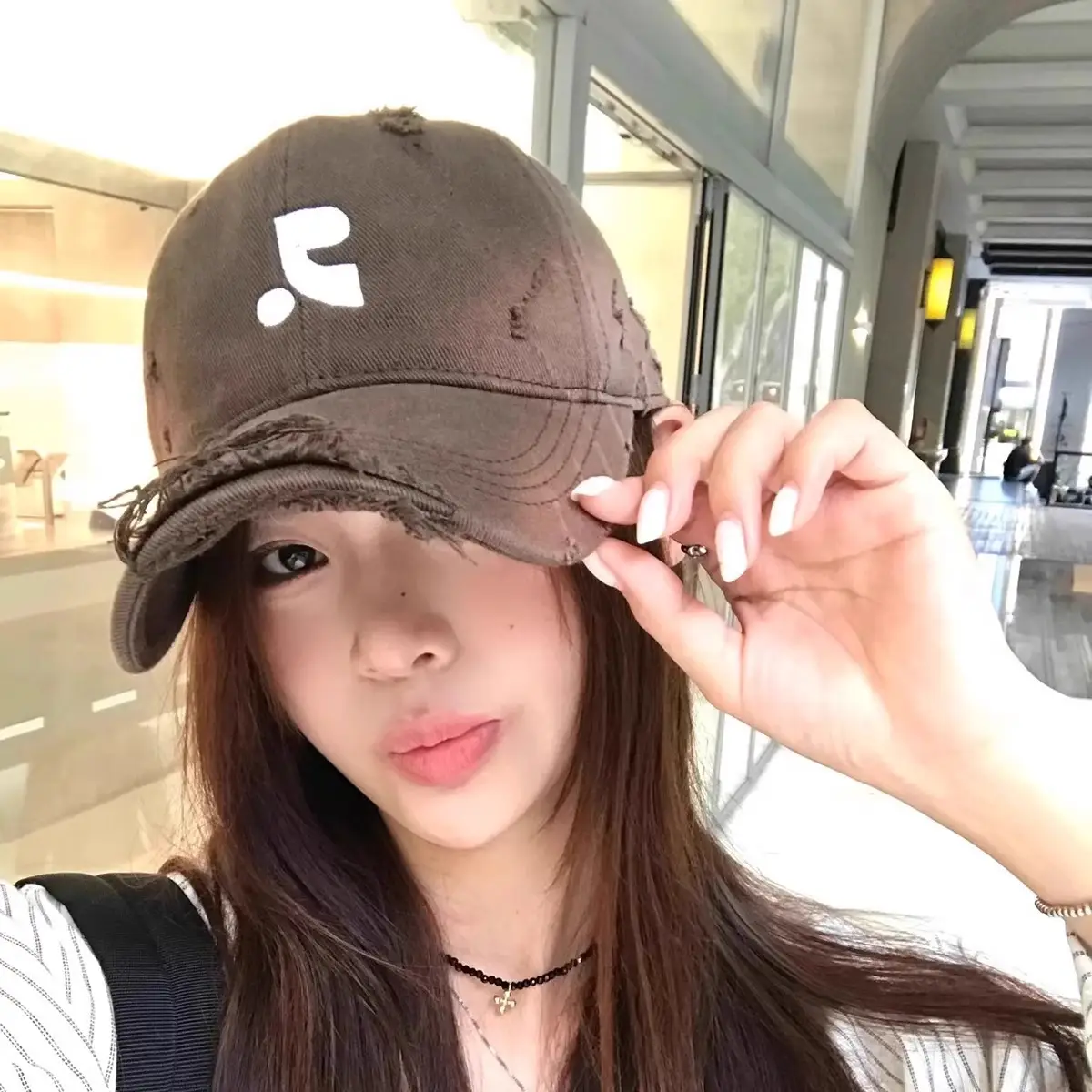 Blue Washed Baseball Cap for Men Women Couple - Image 11