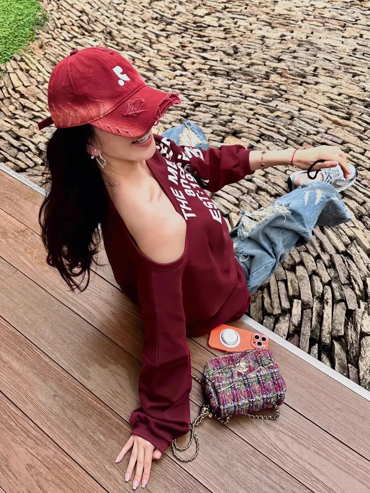 Blue Washed Baseball Cap for Men Women Couple — feature 19