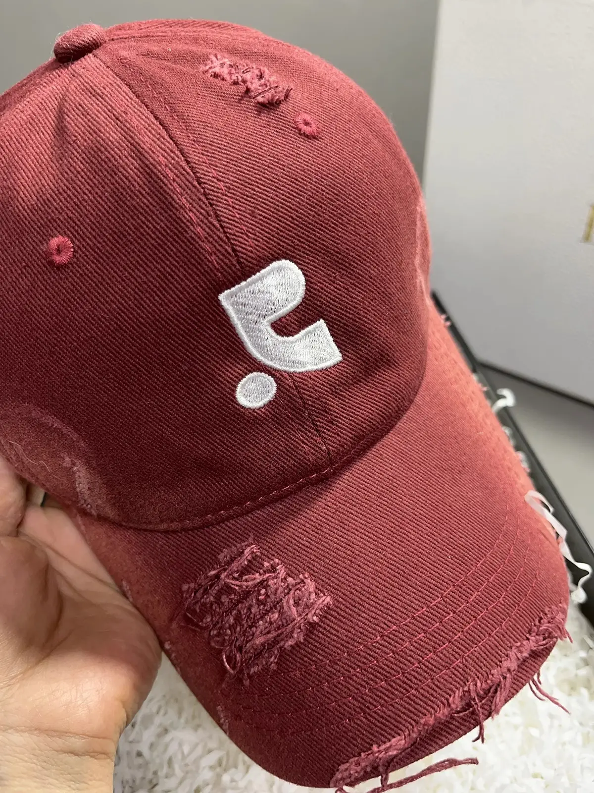 Blue Washed Baseball Cap for Men Women Couple — feature 23