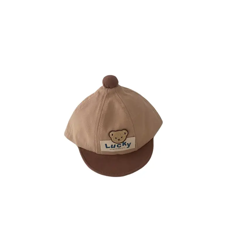 Baby Cap Spring Autumn Cute Bear Color Matching - Image 9