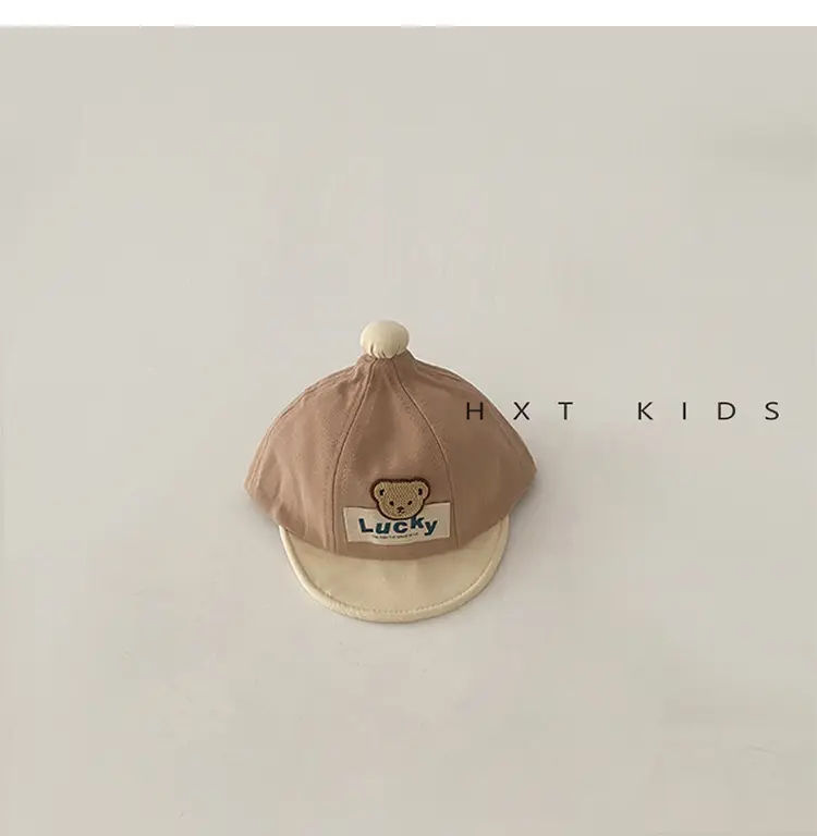 Baby Cap Spring Autumn Cute Bear Color Matching — feature 6