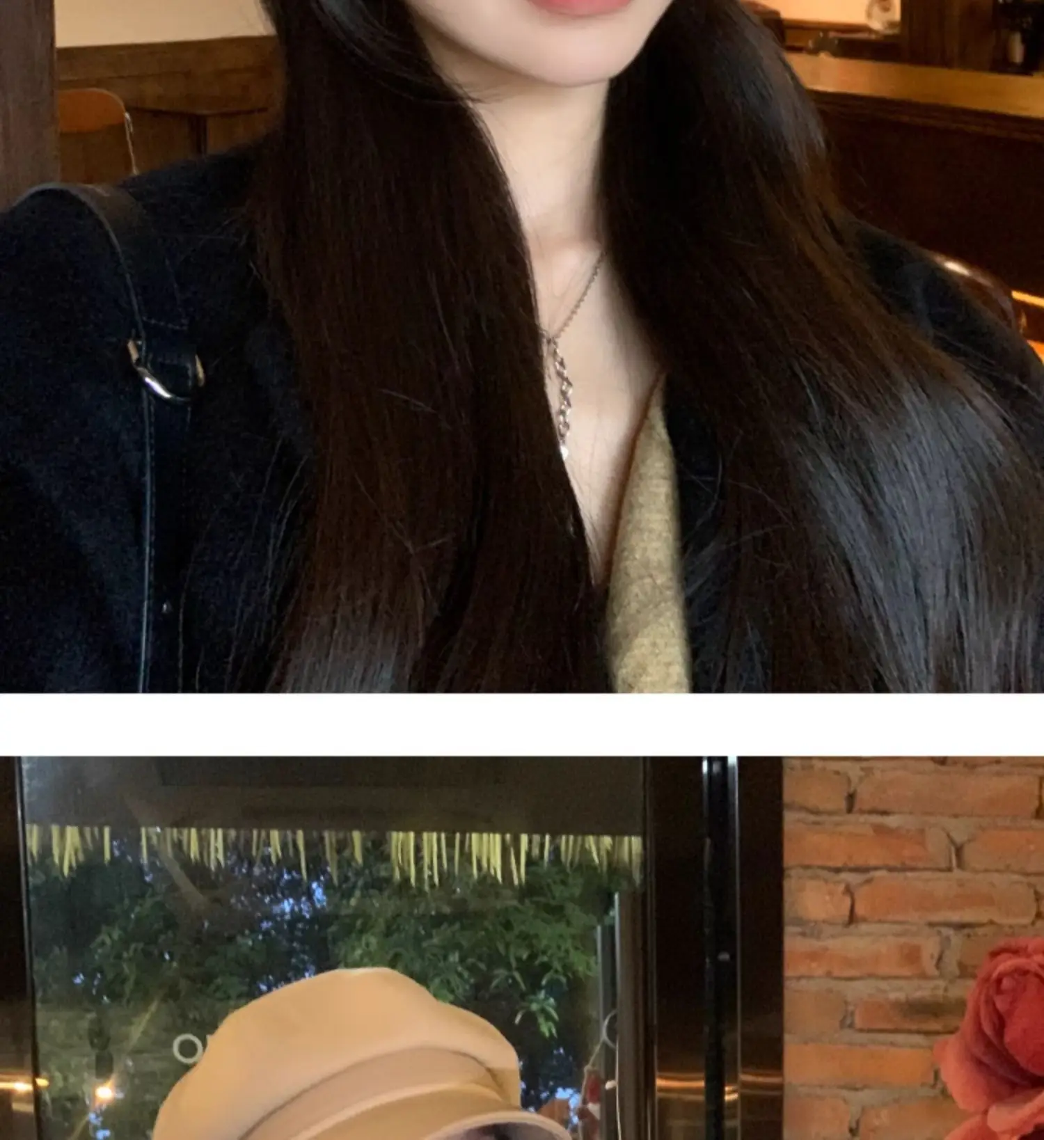 Women Wool Hat Black Octagonal Winter Face Slimming — feature 12