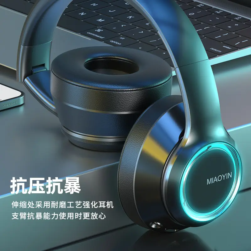Wireless Bluetooth Headset Red White Gaming Subwoofer - Image 7