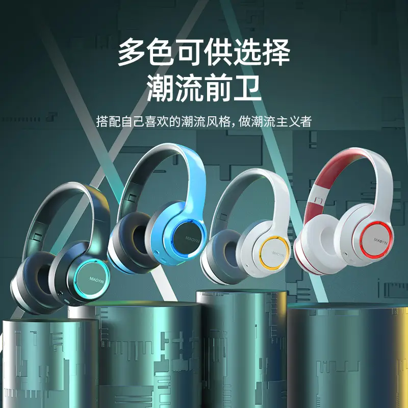 Wireless Bluetooth Headset Red White Gaming Subwoofer - Image 8