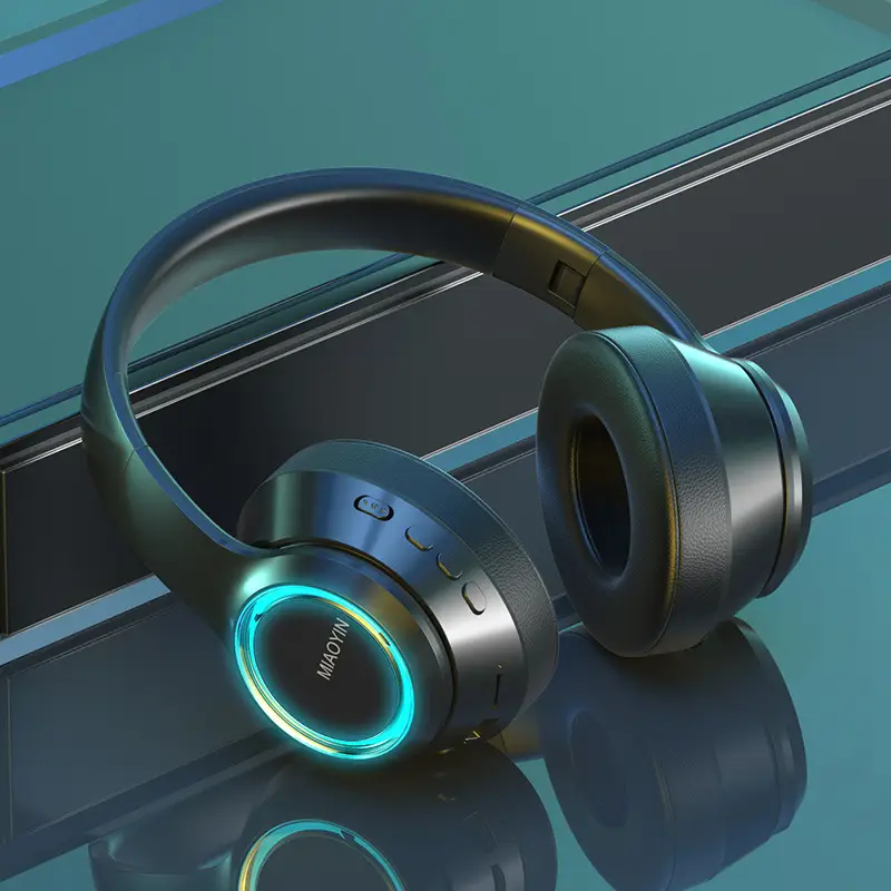 Wireless Bluetooth Headset Red White Gaming Subwoofer - Image 3
