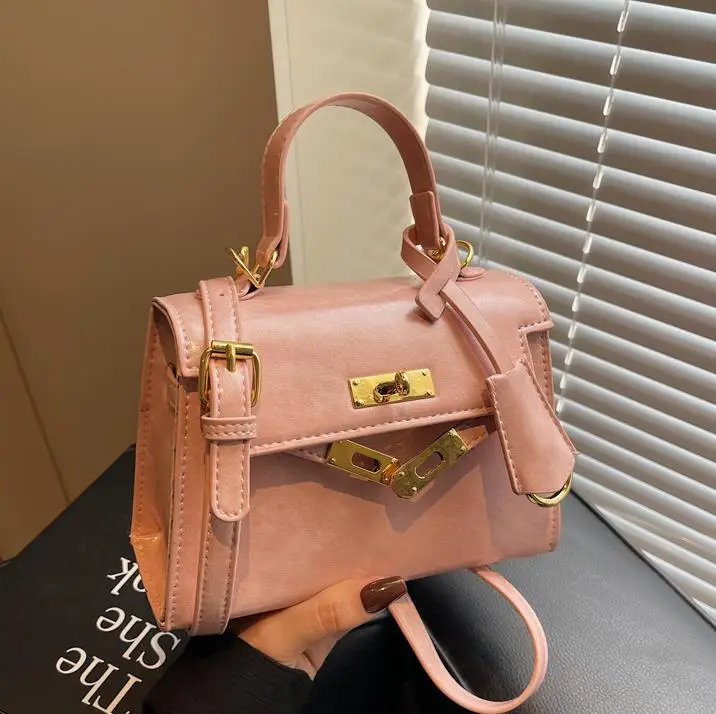 Black Vintage Kelly Handbag Women 2025 - Image 9