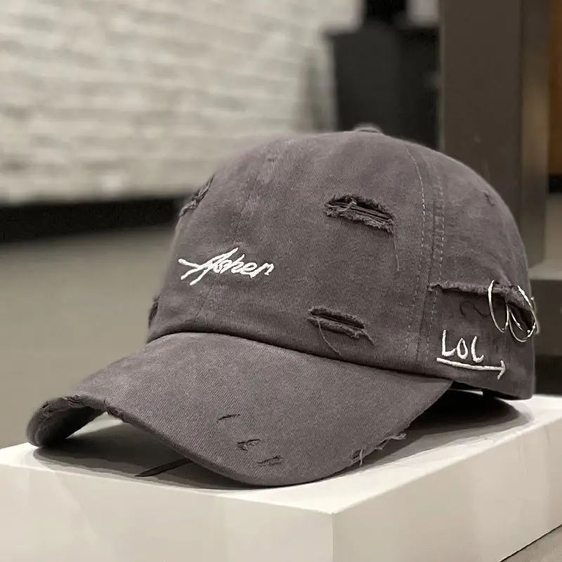 Women's Korean Style Retro Raked Cap Tan - Image 3