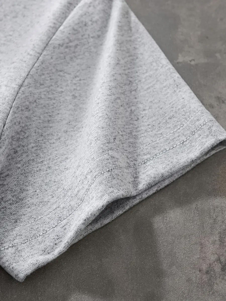 Gray Cotton T-Shirt for Boys Summer Wear