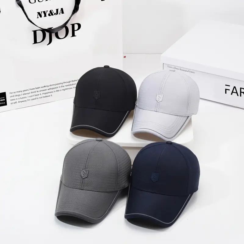Men's Navy Embroidered Baseball Cap - Image 7