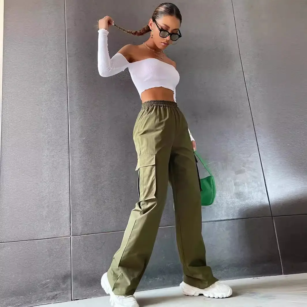 Women's 2025 Summer Wide Leg Straight Tube Pants - Image 7