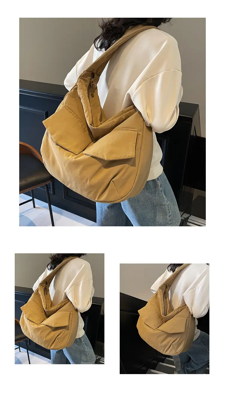 Beige Crossbody Tote Bag for Women Large Capacity — feature 10