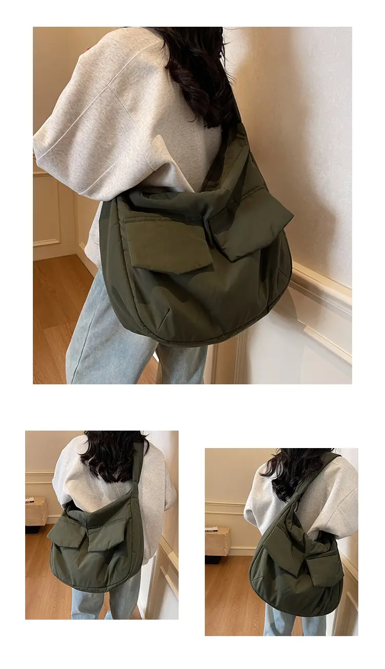 Beige Crossbody Tote Bag for Women Large Capacity — feature 13