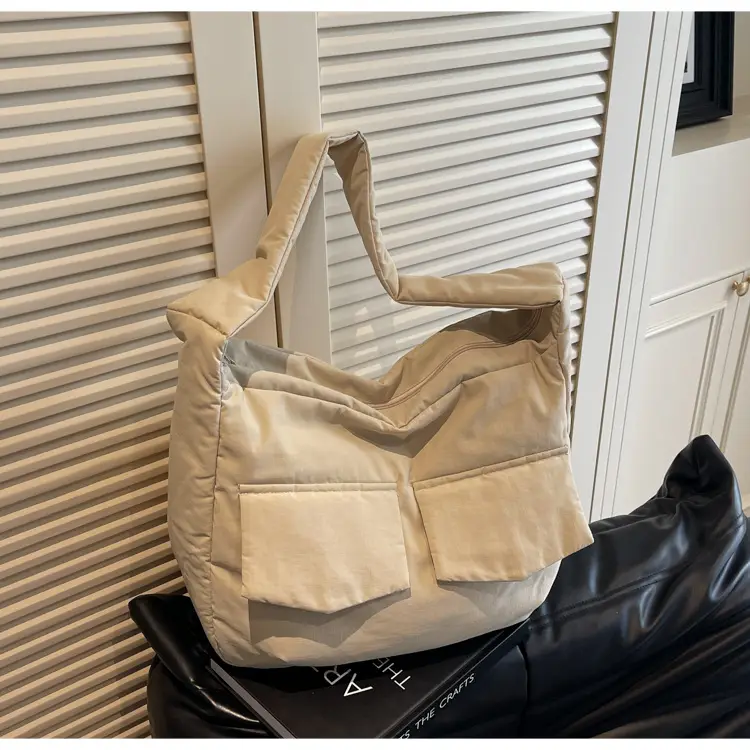 Beige Crossbody Tote Bag for Women Large Capacity — feature 15