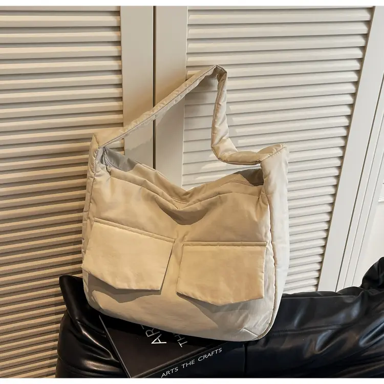 Beige Crossbody Tote Bag for Women Large Capacity — feature 16