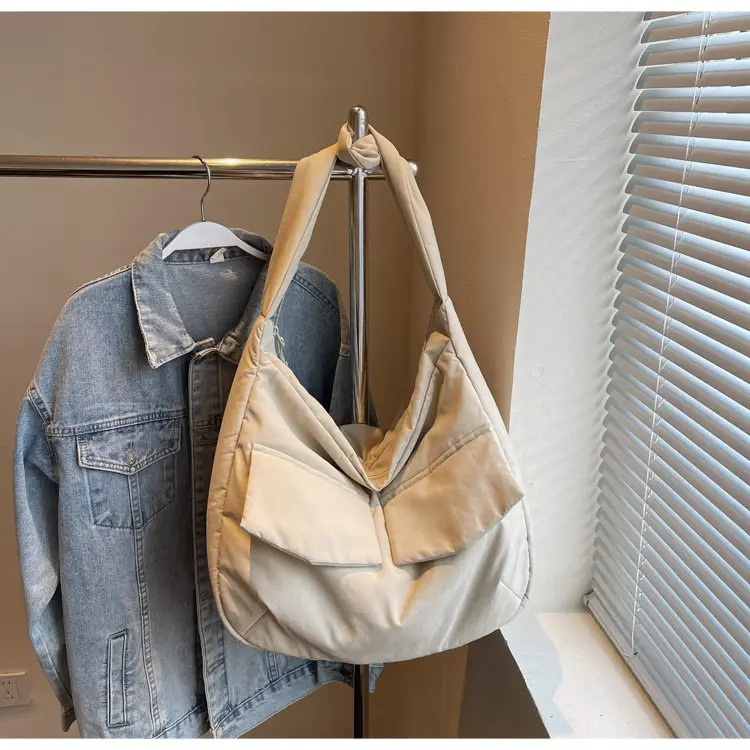 Beige Crossbody Tote Bag for Women Large Capacity — feature 25