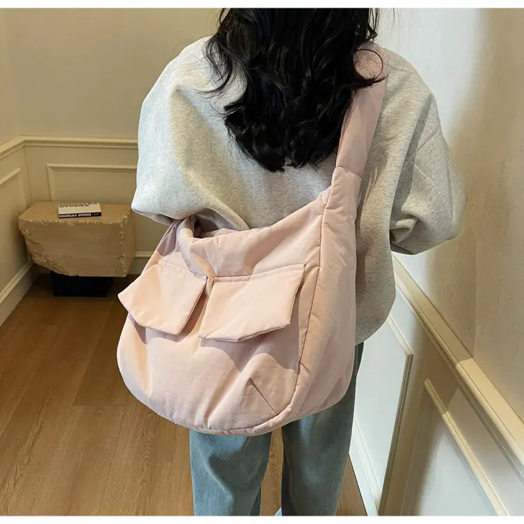 Beige Crossbody Tote Bag for Women Large Capacity — feature 30