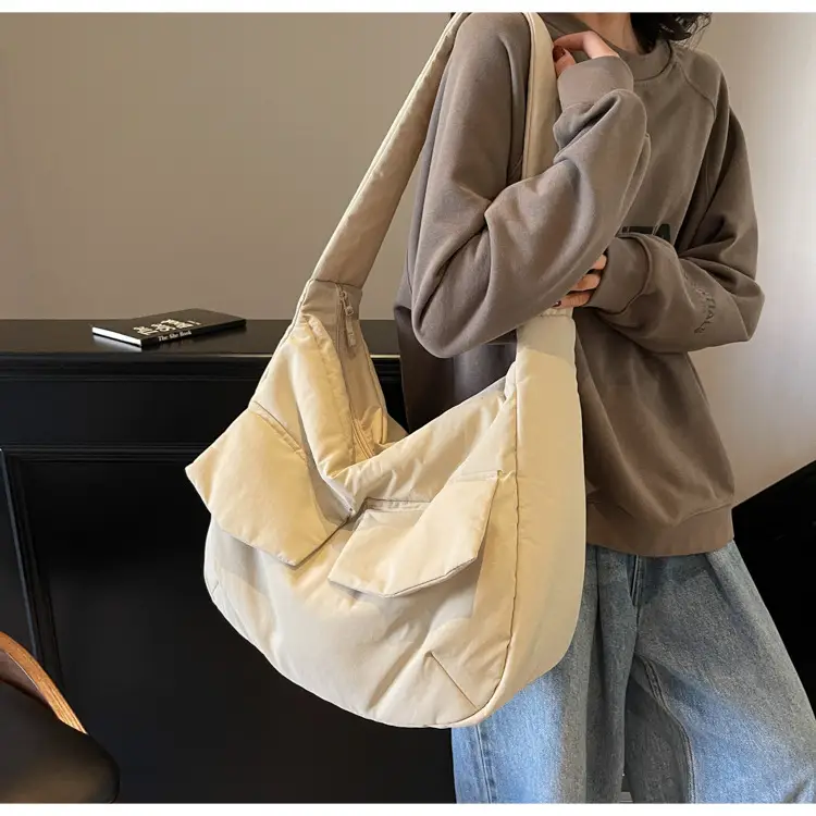 Beige Crossbody Tote Bag for Women Large Capacity — feature 41