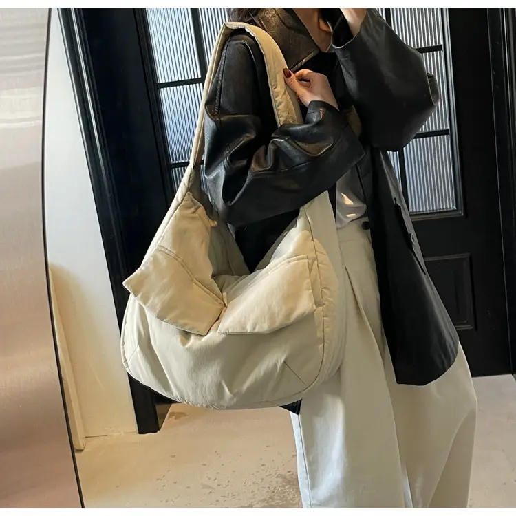 Beige Crossbody Tote Bag for Women Large Capacity — feature 43