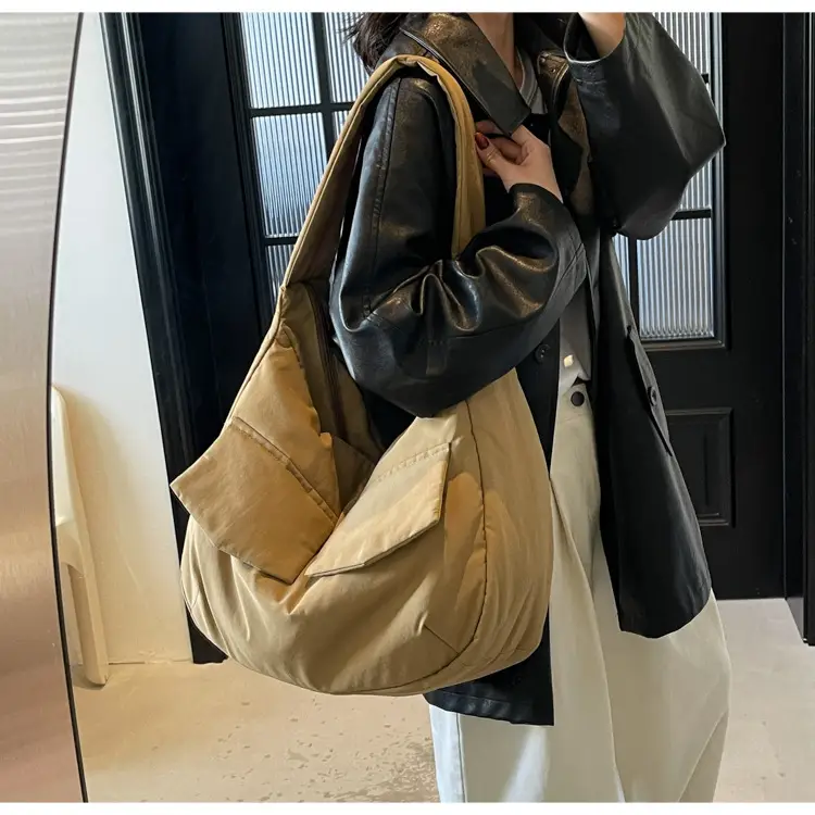 Beige Crossbody Tote Bag for Women Large Capacity — feature 45